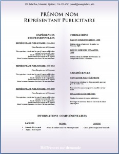 Modèle de CV #328