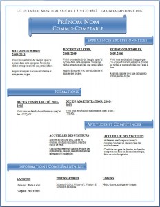 Modèle de CV #468