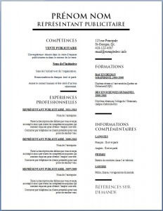 Exemple de CV #570