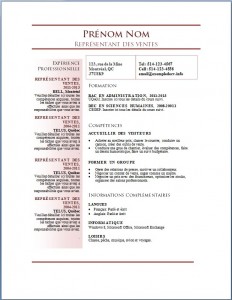 Exemple de curriculum vitae #679