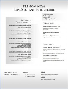 Exemple de CV #773